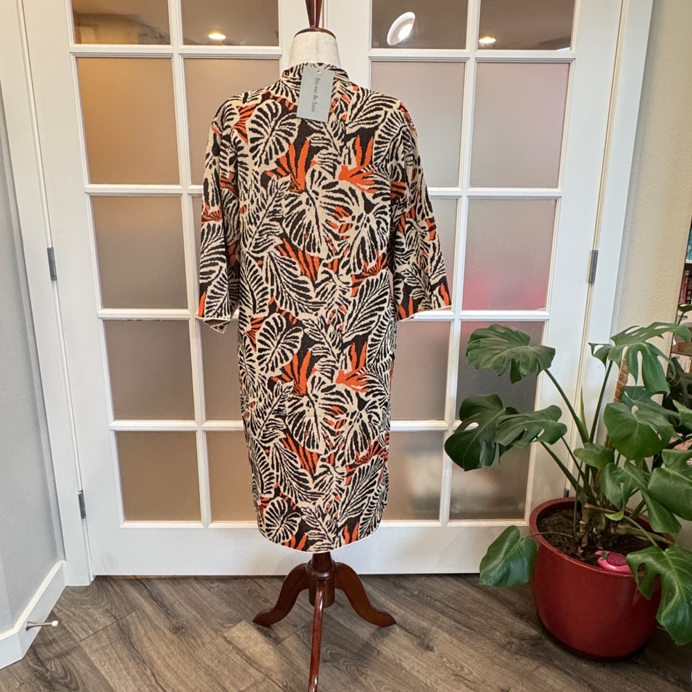 See and Be Seen - NEW - Jacquard Long Sweater